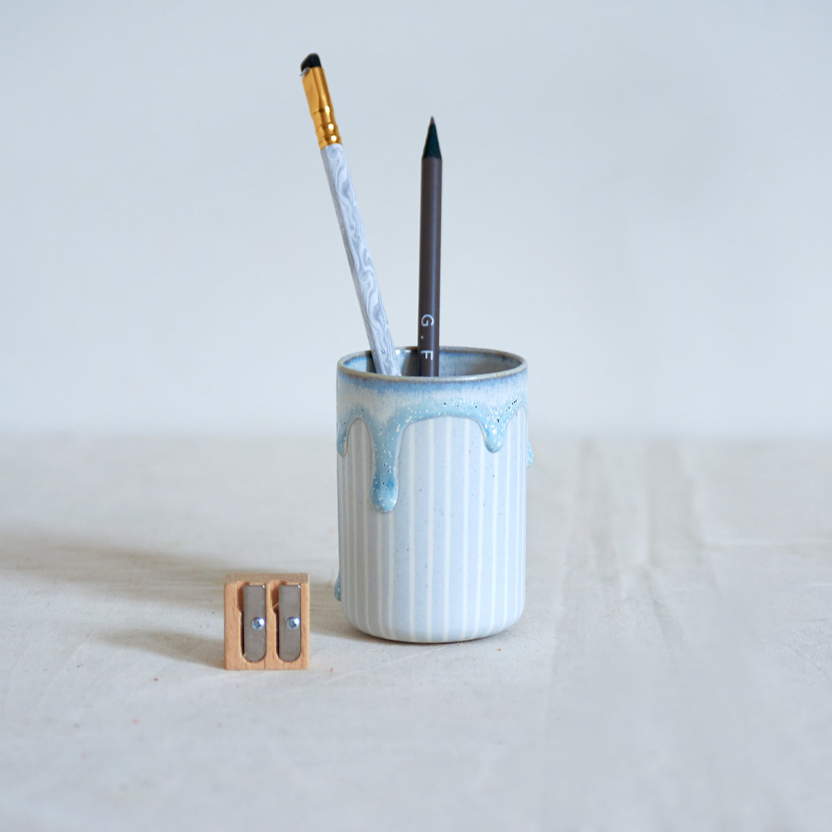 Azure Glazed Ceramic Tumbler, Duck Ceramics